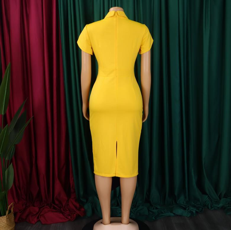 African Dresses for Women Summer Fashion African Short Sleeve Polyester Party Evening Bodycon Dress Dashiki Africa Clothing