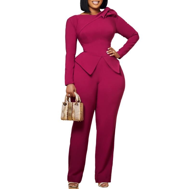 2 Pieces Women's Sets Summer Spring Splicing Pullover Suit Tops And Pants Suits Two Piece Set Matching Tracksuit Outfit