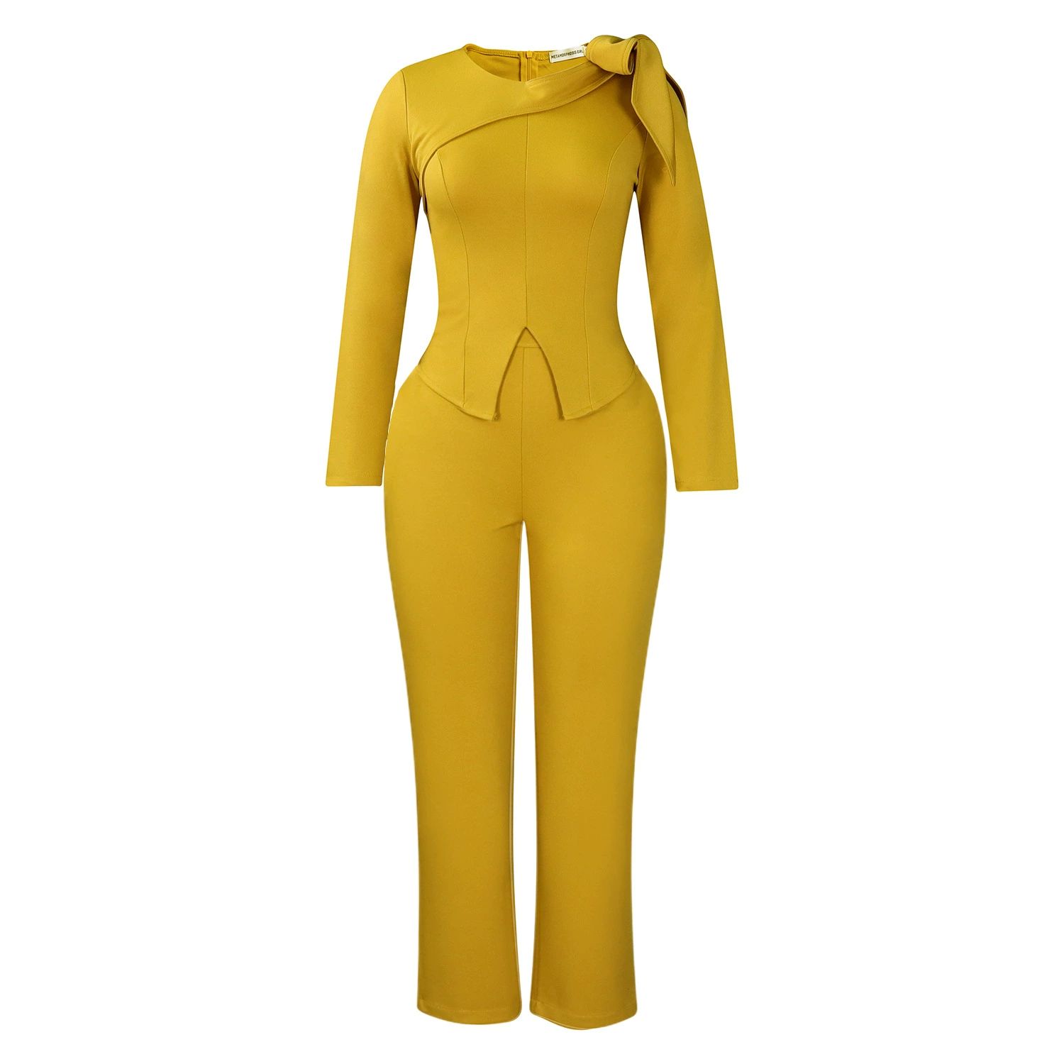 2 Pieces Women's Sets Summer Spring Splicing Pullover Suit Tops And Pants Suits Two Piece Set Matching Tracksuit Outfit