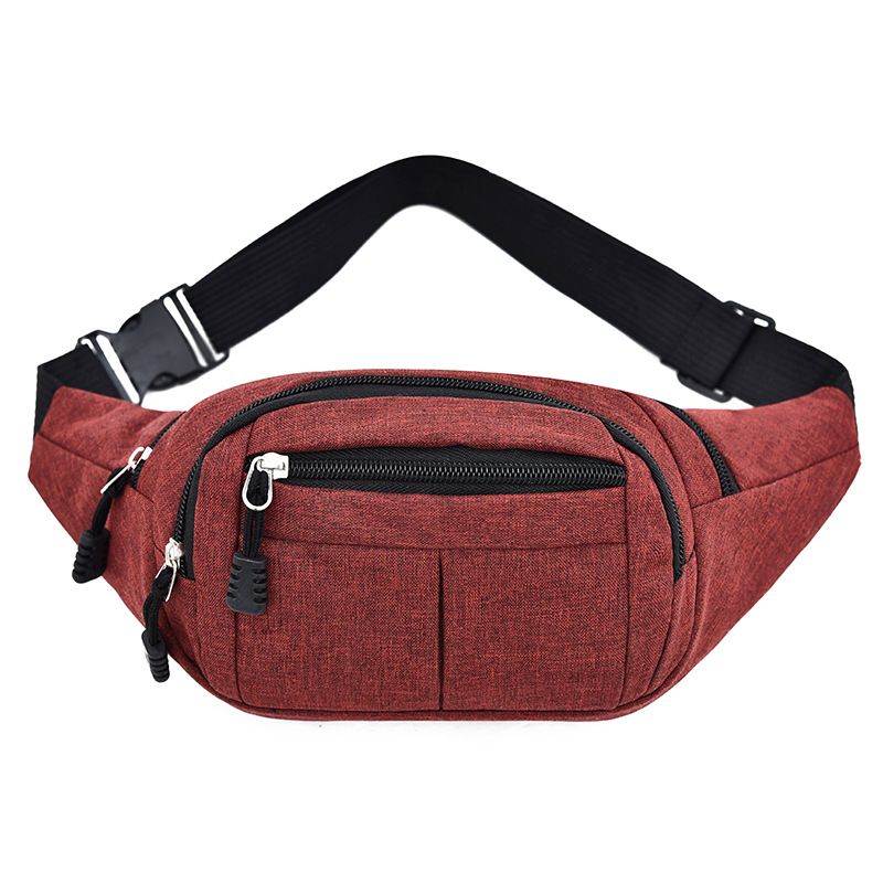 Fashion Men Women Waist Bag Casual Fanny Pack Purse Large Phone Belt Bag Pouch Canvas Outdoor Travel Phone Bag Banana Hip Bags