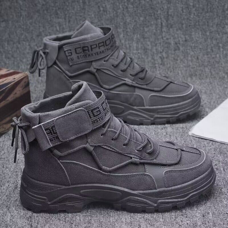 Men's Hiking Boots Non-Slip Mountaineering Boots Outdoor Shoes For Camping Climbing Biking Work Shoes Ankle Boots For Men