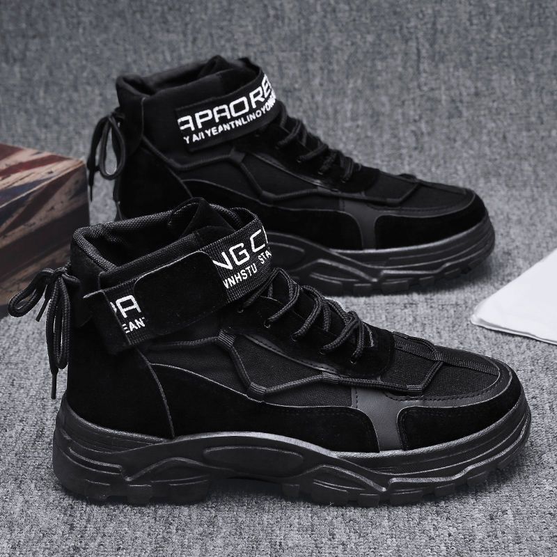 Men's Hiking Boots Non-Slip Mountaineering Boots Outdoor Shoes For Camping Climbing Biking Work Shoes Ankle Boots For Men