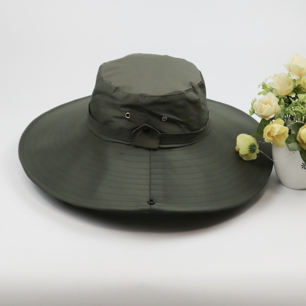 New Fashion Summer Bucket Hat Cowboy Men Outdoor Fishing Hiking Beach Hats Mesh Breathable Anti UV Sun Cap Large Wide Brim