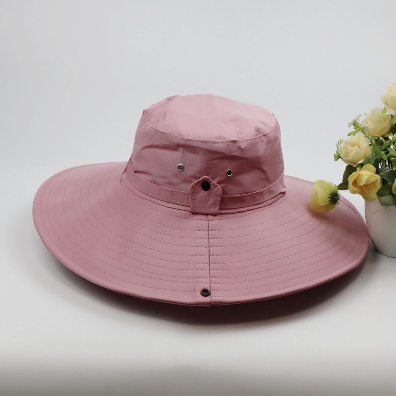 New Fashion Summer Bucket Hat Cowboy Men Outdoor Fishing Hiking Beach Hats Mesh Breathable Anti UV Sun Cap Large Wide Brim