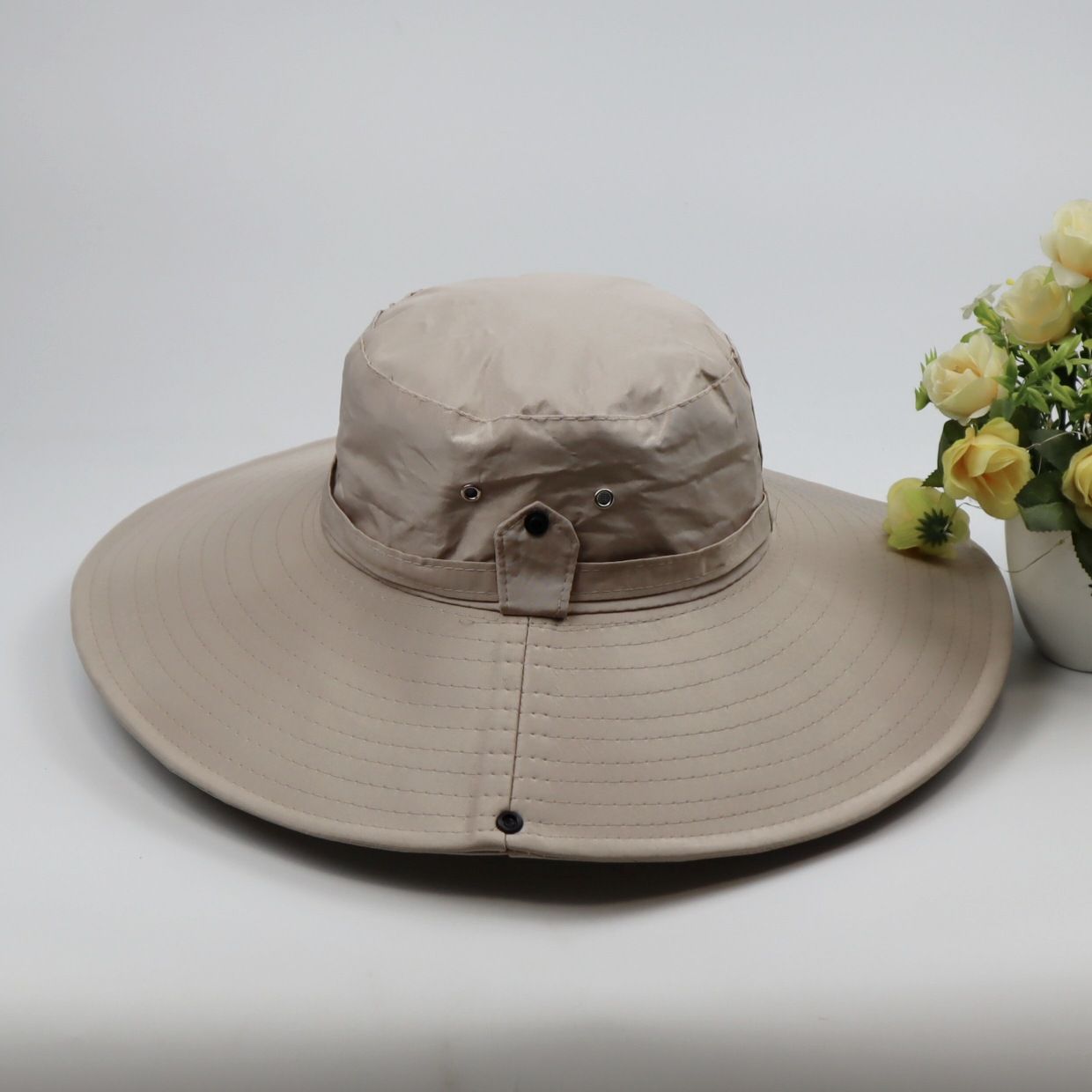 New Fashion Summer Bucket Hat Cowboy Men Outdoor Fishing Hiking Beach Hats Mesh Breathable Anti UV Sun Cap Large Wide Brim
