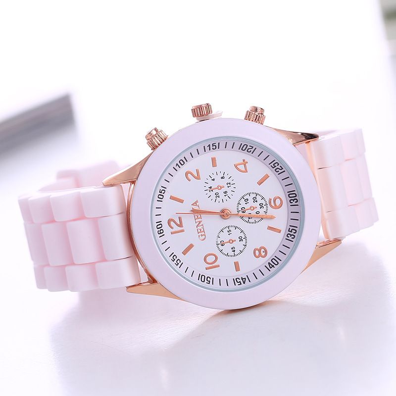 Women Watches New Fashion Luxury Brand Women Watch Silicone Strap Quartz Wrist Watch for Female