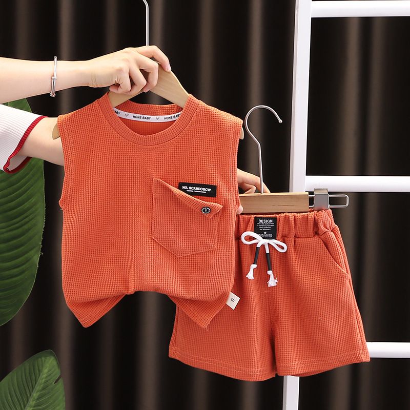 New Summer Baby Girls Clothes Children Boys Vest Shorts 2Pcs/Sets Infant Outfits Toddler Casual Sports Costume Kids Tracksuits