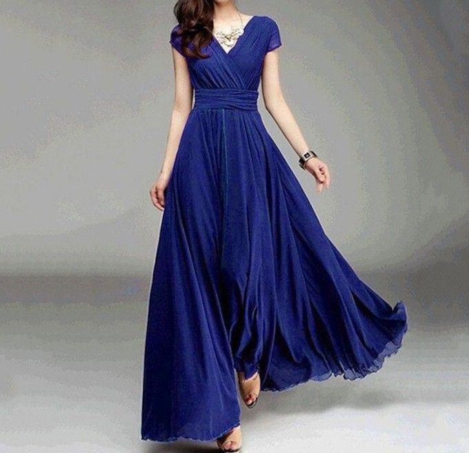 Summer Plus Size 3XL 4XL 5XL Elegantes Chiffon Dress Women Long Dresses Sexy V-neck Luxury Boho Evening Maxi Party Dress