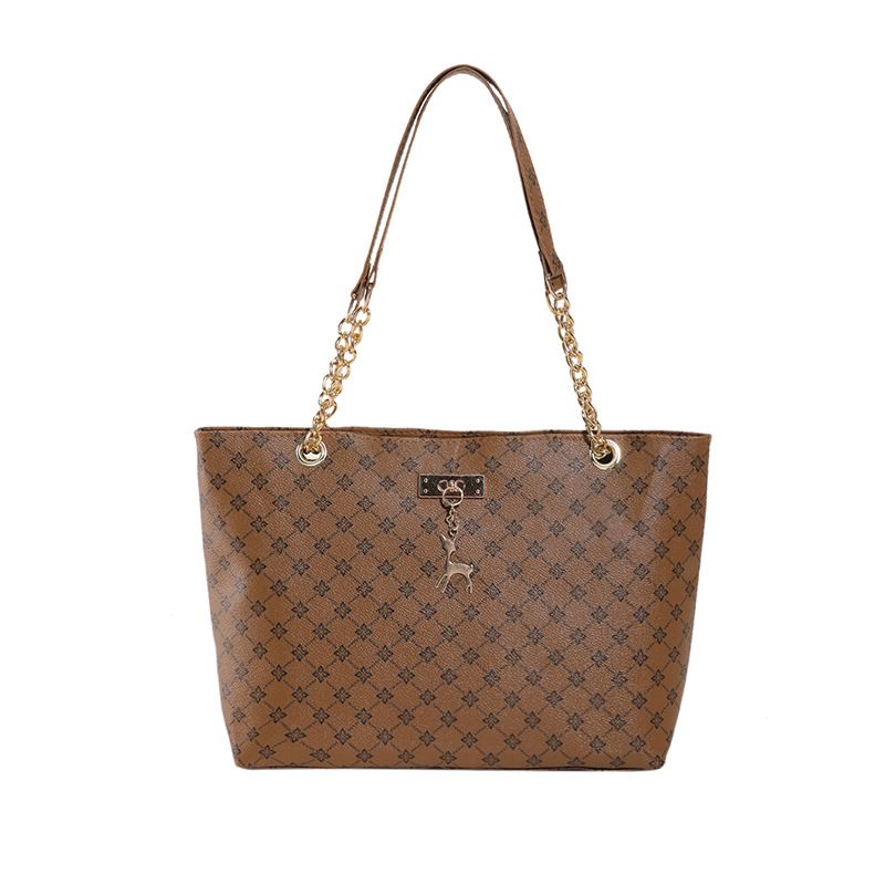 Women Luxury Design Tote Bag Large Capacity Handbag Fashion Printing Shoulder Bag Trendy New Shopping Bag Purse