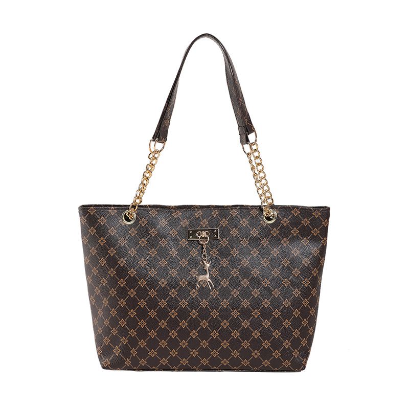 Women Luxury Design Tote Bag Large Capacity Handbag Fashion Printing Shoulder Bag Trendy New Shopping Bag Purse