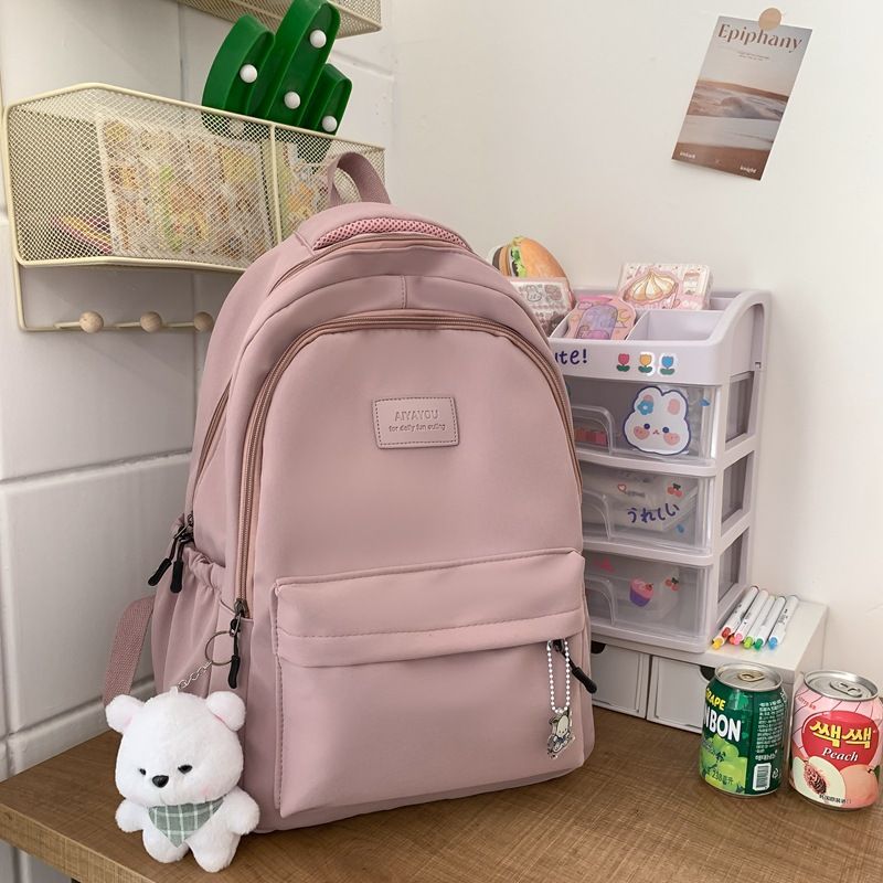 New Female Fashion Lady High Capacity Waterproof College Backpack Trendy Girls Laptop School Bags Cute Girl Travel Book Bag