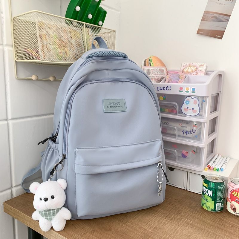 New Female Fashion Lady High Capacity Waterproof College Backpack Trendy Girls Laptop School Bags Cute Girl Travel Book Bag