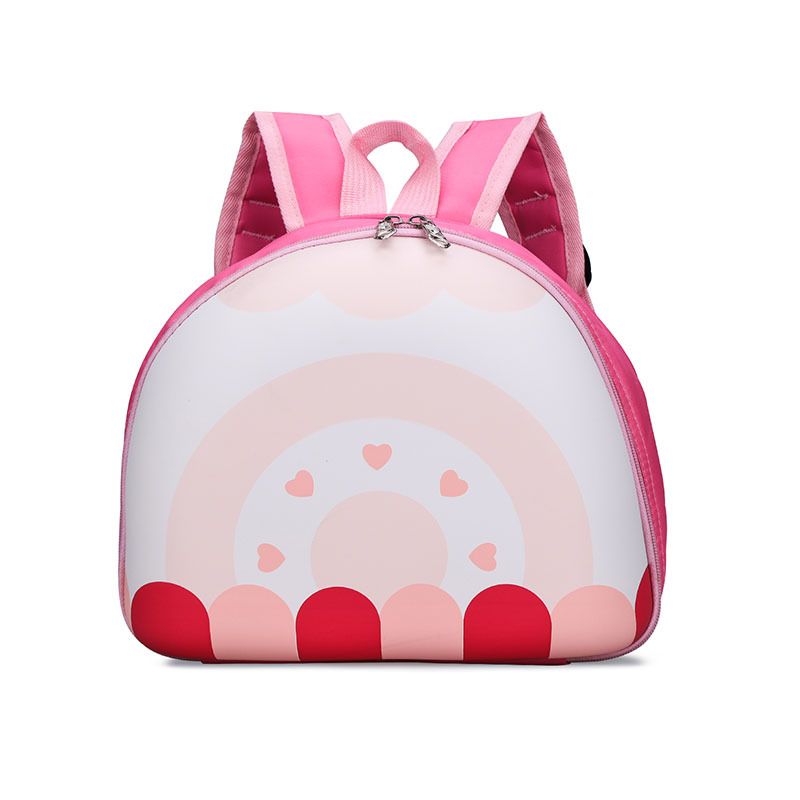 New Version Rainbow Children's Backpack Kindergarten Schoolbag 3-5 Years Old Boys Girls Cute Children Kids Bag