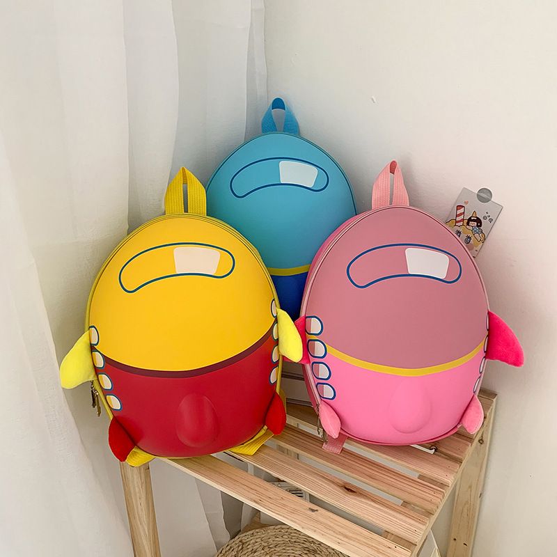Children Backpacks School Bags Cute Cartoon Airplane Shaped Kindergarten Backpack Toddler Kids Student Schoolbag for Girls Boys