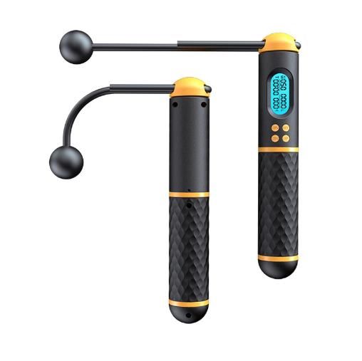 2 In 1 Multifun Speed Skipping Rope With Digital Counter Professional Ball Bearings And Non-slip Handles Jumps And Calorie Count