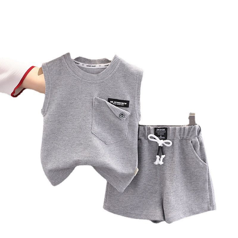 New Summer Baby Girls Clothes Children Boys Vest Shorts 2Pcs/Sets Infant Outfits Toddler Casual Sports Costume Kids Tracksuits