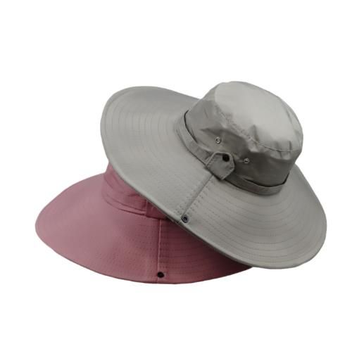 New Fashion Summer Bucket Hat Cowboy Men Outdoor Fishing Hiking Beach Hats Mesh Breathable Anti UV Sun Cap Large Wide Brim