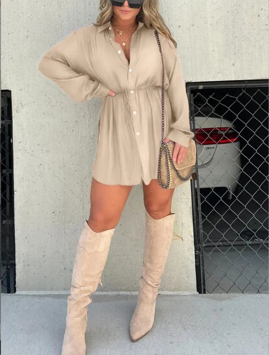 Jumpsuits One Piece Set Women Shorts Tienda Traf Fashion Solid Color Long Sleeved Shirt Summer Loose Fit Female Jumpsuit