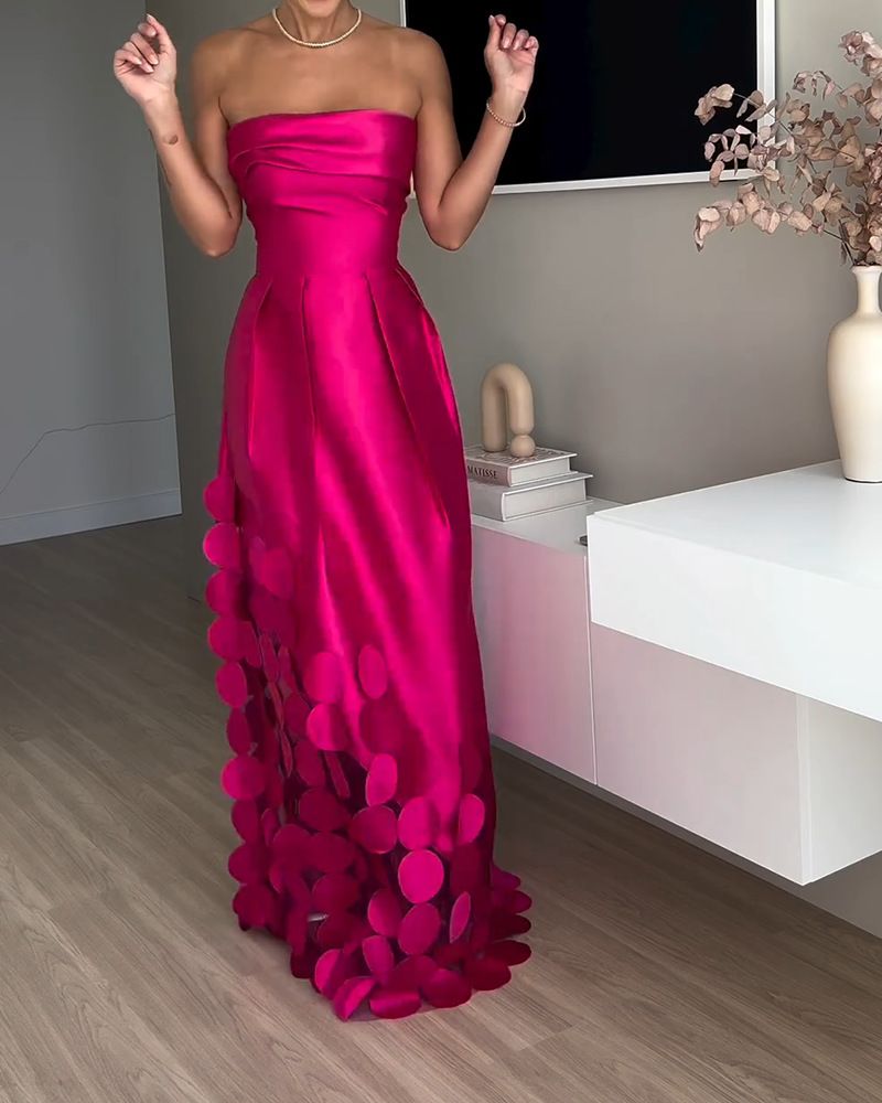 Fashion Women Off Shoulder Red Long Dress Elegant Circular Sequined Irregular Slim Lady Maxi Robes New Party Evening Gowns