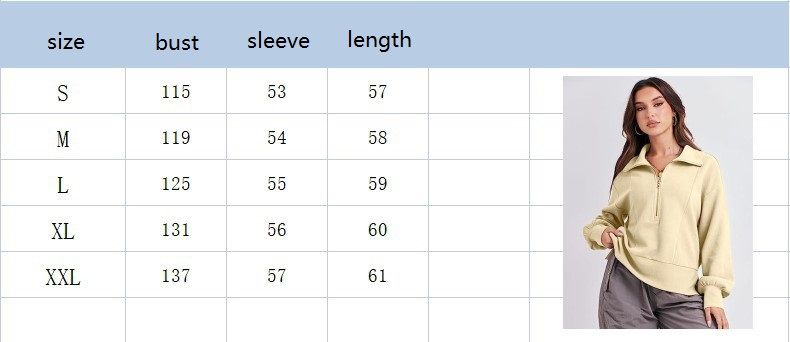 Autumn Loose Fitting Half Open Neck Patchwork Hoody Temperament Commuting Women's Casual Zipper Long Sleeve Hoodies