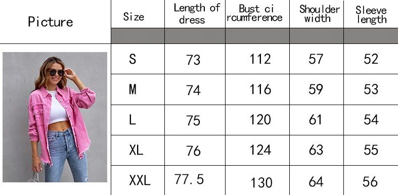 Ragged Torn Denim Lapel Jacket Women Autumn Winter Short Fashion Jacket Pockets Blazer Solid Standard Overcoat Loose Streetwear