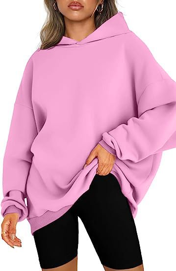 Women Sweatshirts Hooded Long Sleeve Solid Loose Hoodies Pullover Thick Warm Splice Casual High Street Autumn Sports