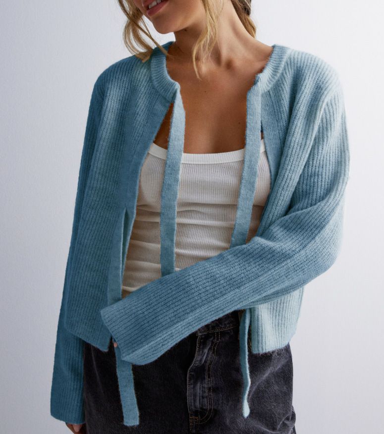 Autumn/Winter New Arrival Women's Solid Color Sweater Cardigan Loose Fit Top  Fashionable Outerwear