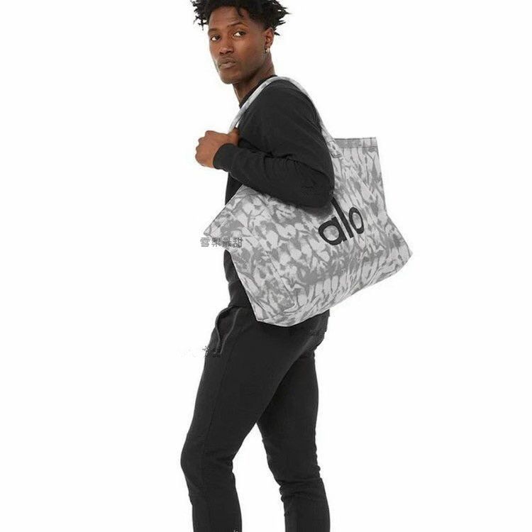 Women's Men's Yoga Sports Tote Bag Laptop Travel Tote Bag Gym Handy Yoga Bag for Sports College Commuting Large Size Grey