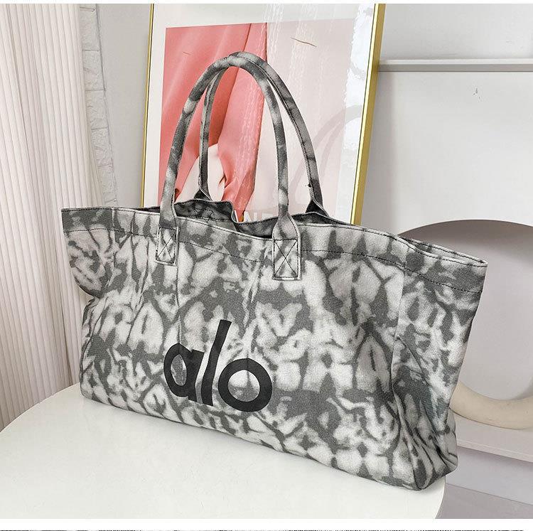 Women's Men's Yoga Sports Tote Bag Laptop Travel Tote Bag Gym Handy Yoga Bag for Sports College Commuting Large Size Grey