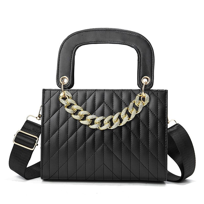 New Fashion Ladies Handbags Texture Small Square Bag New Chain Crossbody Purse Bag Fashion Backpacks Women's Bags