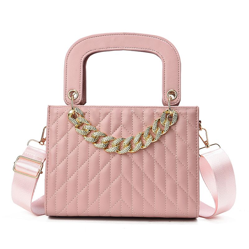New Fashion Ladies Handbags Texture Small Square Bag New Chain Crossbody Purse Bag Fashion Backpacks Women's Bags