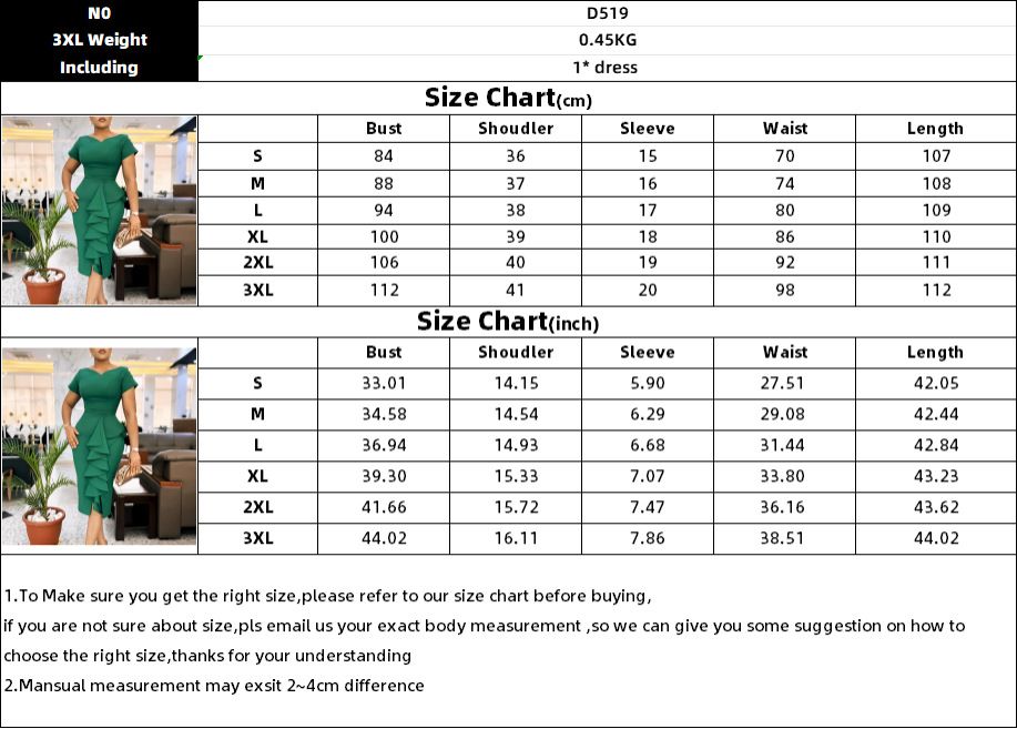 Elegant Bodycon Dresses for Woman V Neck Short Sleeve Sheath Ruffles Mid Calf Formal Business Work Wear Dress Midi Clothes