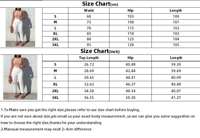 Pants Women Autumn Casual Slim Fit High Waist Trousers White Y2k Elegant Sheath Long Pencil Pants Work Splice Capris African