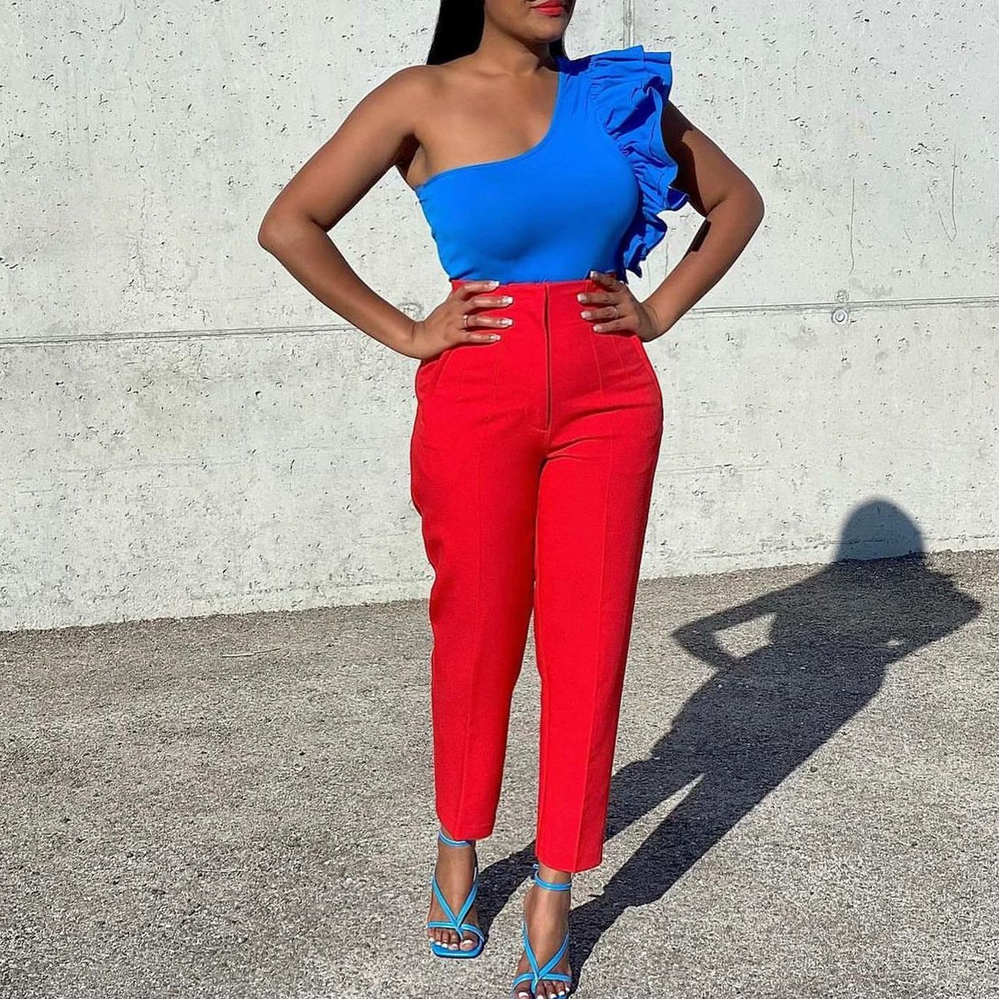 Pants Women Autumn Casual Slim Fit High Waist Trousers White Y2k Elegant Sheath Long Pencil Pants Work Splice Capris African