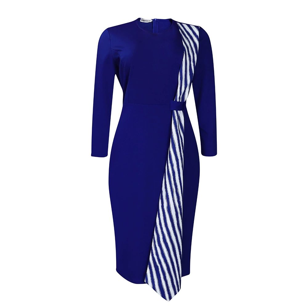 African Dresses For Women Autumn Dashiki Bodycon Midi Dress African Clothes Fashion Elegant Dresses Ladies Africa Clothing