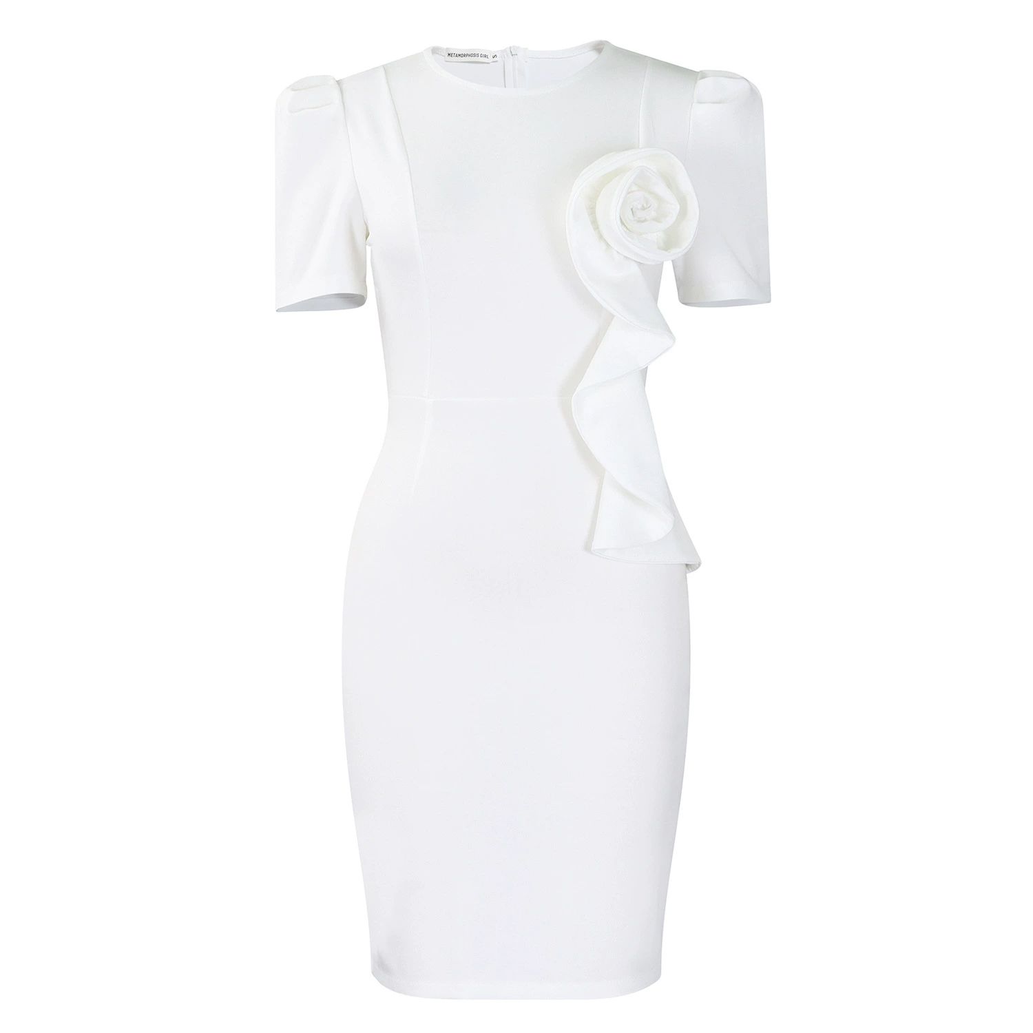 African Dresses for Women Elegant Spring Fashion Africa Short Sleeve Polyester Bodycon Midi Dress Outfits Ankara Dresses