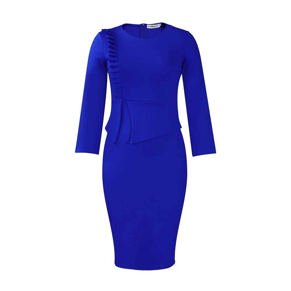 African Dresses for Women Summer Elegant African Long Sleeve O-neck Evening Party High Waist Office Lady Bodycon Dress