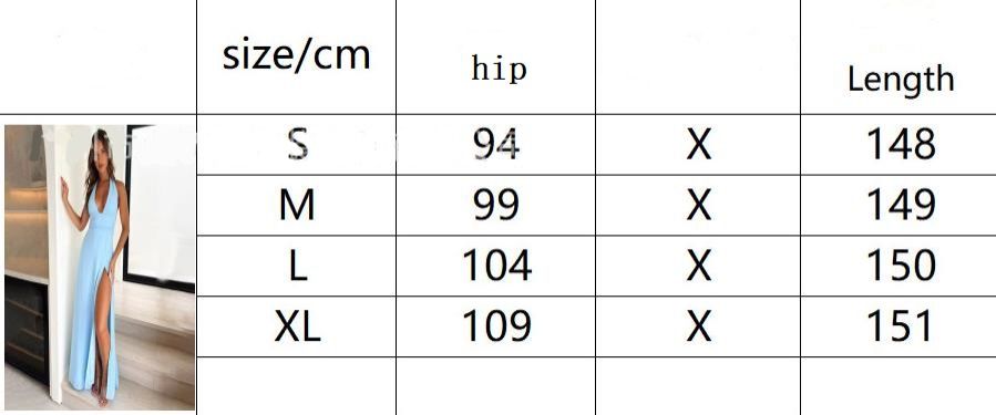 Elegant Women's Clothing Deep V Neck Halter Backless Lace Up High Split Bodycon Sexy Evening Party Club Summer Long Dress