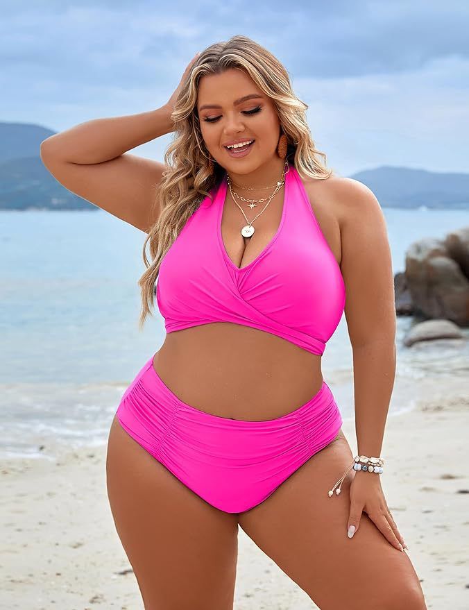 Fashion Women Bikini Two Piece Sets Swimsuit Push Up Adjustable Straps Bathing Suit String Swim Suits Female Swimwear