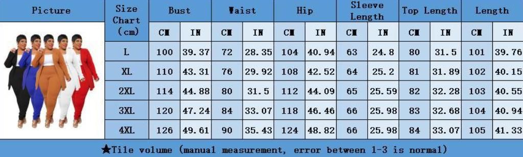 Big Size Office Lady Two-piece Suit Long Sleeves Coat Solid High Waist Pencil Pants Fashion Woman Pants Set 3XL 4XL Autumn