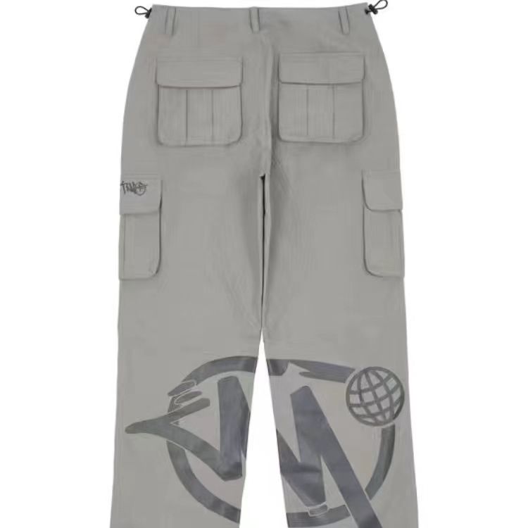 Long Pants Y2k Fashion Hip Hop Street Men Women Clothing Gym Basketball Multi-pocket Style Trousers