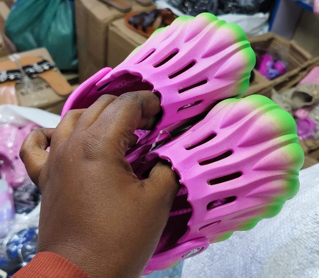 Kids Slip-On Clogs in Grey & Pink | Lightweight, Easy-Clean Footwear with Ventilation Holes, Heart Cutouts & Adjustable Heel Strap for Play & Beach crocs sandals crocks Outdoor and Indoor