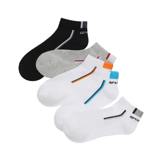 FASHION 1 PCS Pair of Premium Men’s/Unisex Low-Cut Ankle Socks – Soft, Breathable & Durable Everyday Wear Assorted Colours. Warm Stretchy and Breathable Sporty Ankle Socks