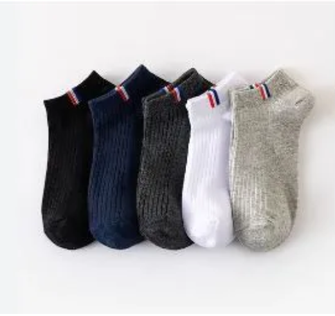 FASHION 1 PCS Pair of Premium Men’s/Unisex Low-Cut Ankle Socks – Soft, Breathable & Durable Everyday Wear Assorted Colours. Warm Stretchy and Breathable Sporty Ankle Socks