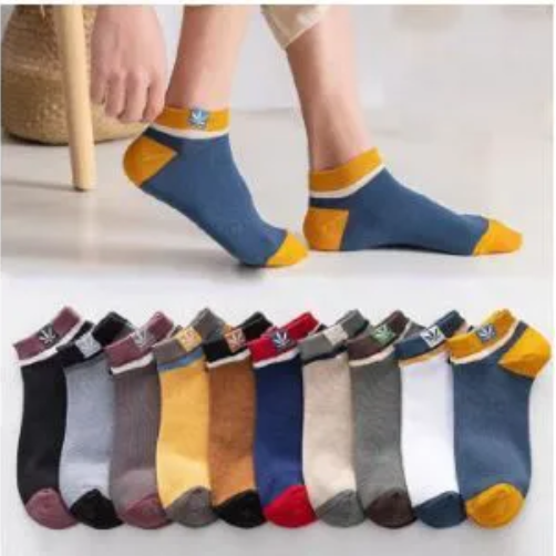 FASHION 1 PCS Pair of Premium Men’s/Unisex Low-Cut Ankle Socks – Soft, Breathable & Durable Everyday Wear Assorted Colours. Warm Stretchy and Breathable Sporty Ankle Socks