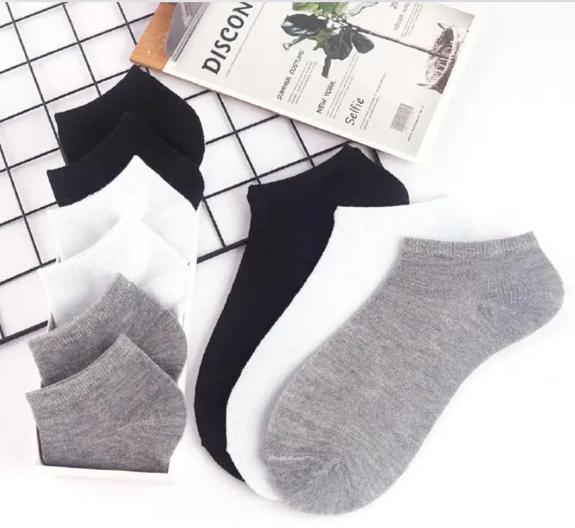FASHION 1 PCS Pair of Premium Men’s/Unisex Low-Cut Ankle Socks – Soft, Breathable & Durable Everyday Wear Assorted Colours. Warm Stretchy and Breathable Sporty Ankle Socks