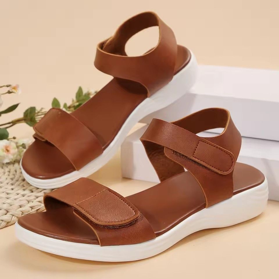 2025 New Summer Sandals Travel Women Shoes New Sandal Sole Durable Sandal Ladies Outdoor Beach Slippers Platform Sandals