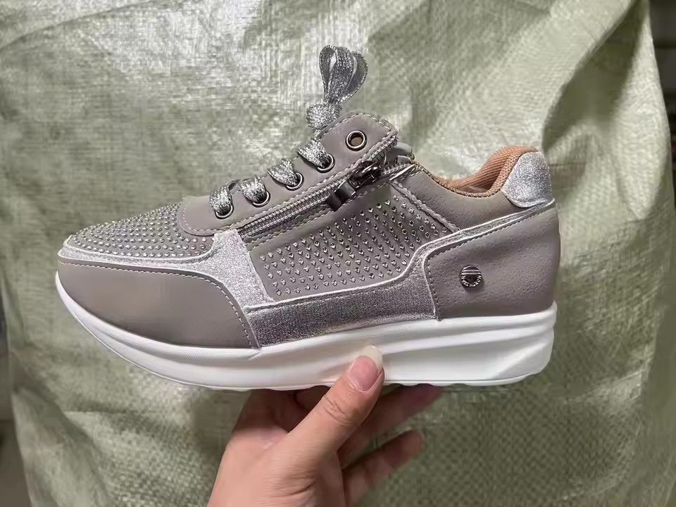 New Women's Wedge Sneakers Lightweight Womens Vulcanized Shoes Breathable Shoes Female Shoes Wear-resistant Zapatillas De Mujer