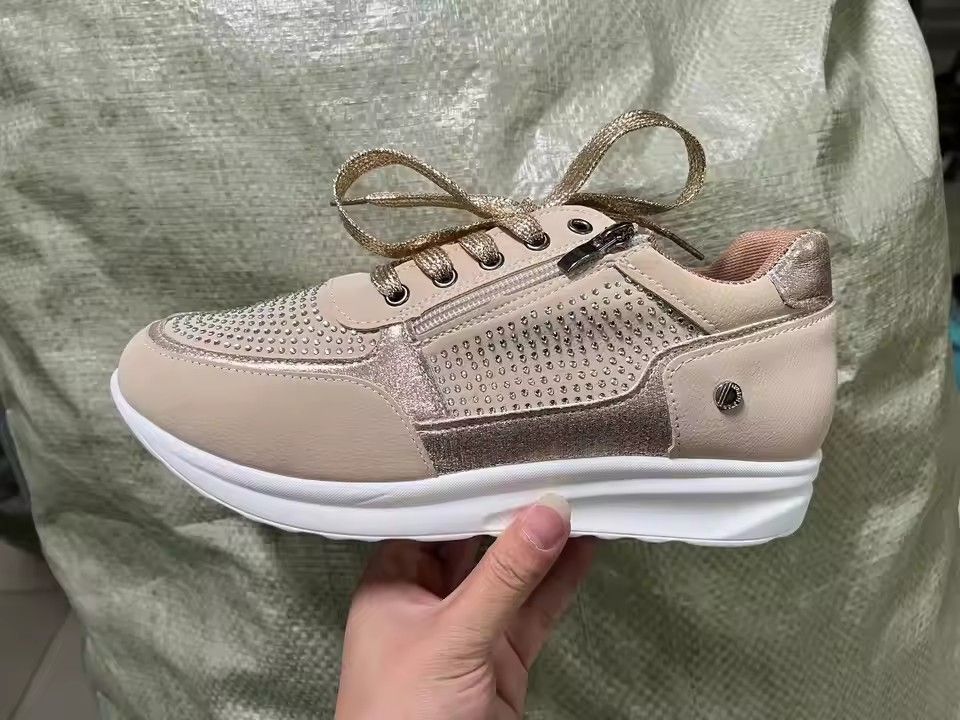 New Women's Wedge Sneakers Lightweight Womens Vulcanized Shoes Breathable Shoes Female Shoes Wear-resistant Zapatillas De Mujer