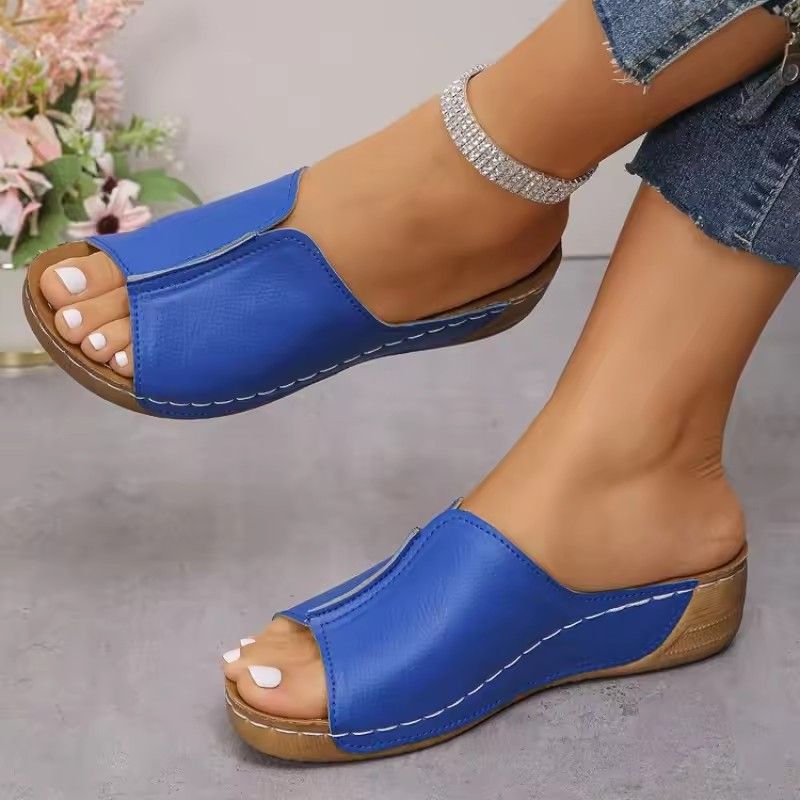 Women's Sandals Casual Heels Sandals For Summer Shoes Woman Wedges Heeled Sandalias De Mujer Lightweight Summer Footwear Women